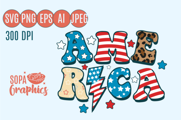 Americ Groovy 4th of July Graphic Review