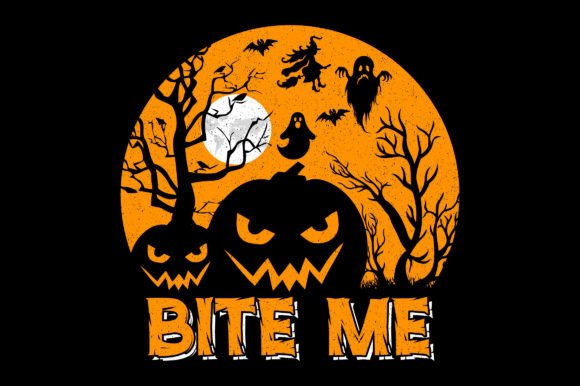 Bite Me Halloween SVG T-Shirt Graphic Review