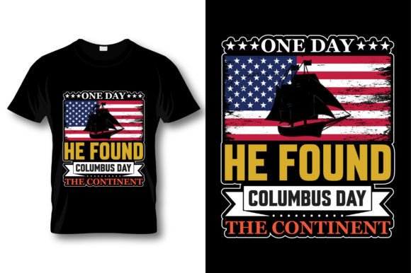 Columbus Day Graphic T-shirt Design Review
