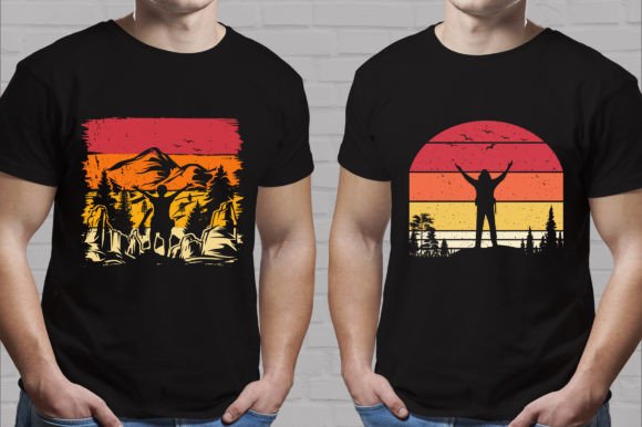 Hiking Retro Vintage T-Shirt Graphic Review