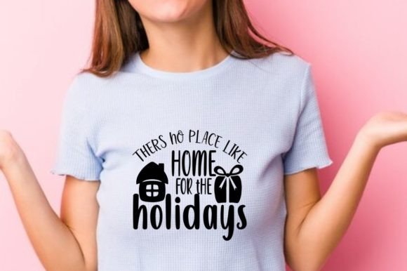 Home for the Holidays Graphics & T-Shirt Designs