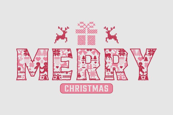 Merry Christmas Pink Sublimation Graphic Review
