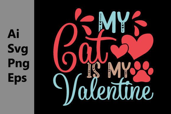 My Cat is My Valentine Graphic Design Review