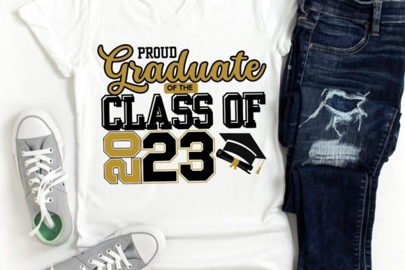 Proud Graduate 2023 Graphics for T-Shirt Designs