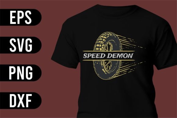 T-Shirt Design Sepeed Demon Graphic Review