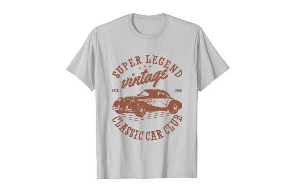 Vintage Classic Car Graphics for T-Shirt Designs